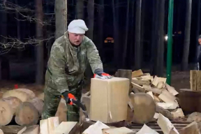 Сценка «Бодрый дровосек», или Как не отбросить копыта, доказывая, что здоров, как бык